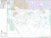 Highlands Ranch Wall Map Premium Style